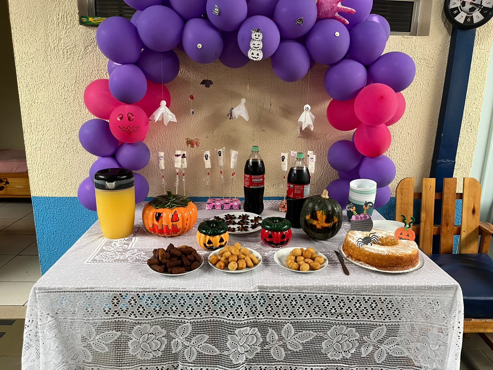 Decoração de Halloween no Incantare Residencial Sênior